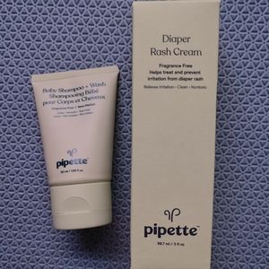 Pipette Diaper Rash Cream and Baby Shampoo